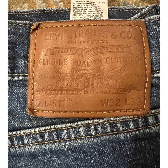 Levi’s 511 Slim Fit Jeans – Medium Wash Denim – W32 L32 - Picture 2 of 3